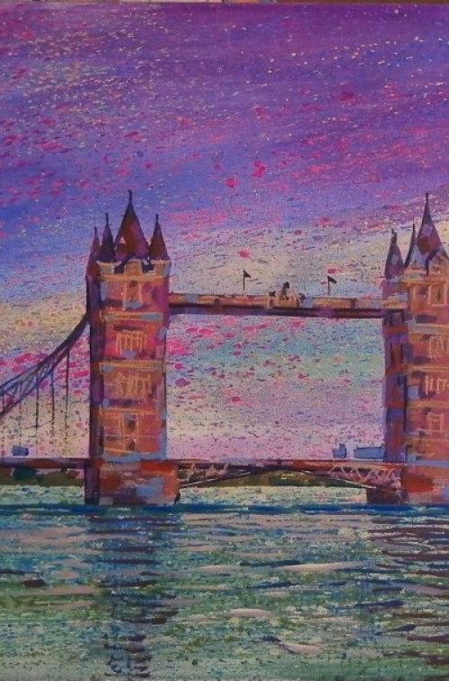 Tower Bridge, sent from the UK Office Artfinder! by Sergey  Kachin