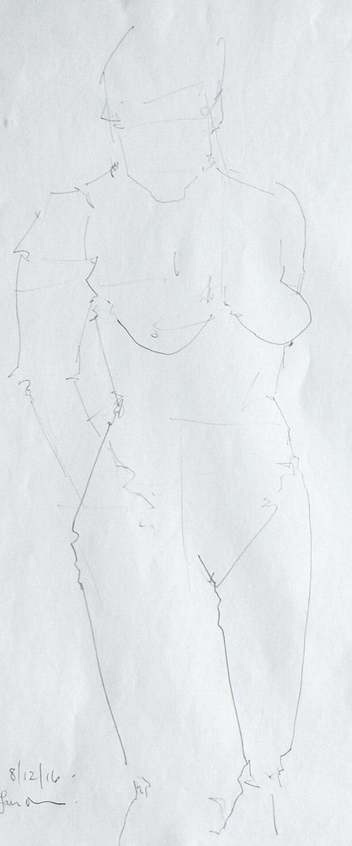 Life Drawing No 120 by Ian McKay