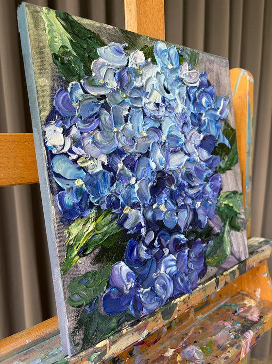 Mountain Hydrangea — Small Blue Floral