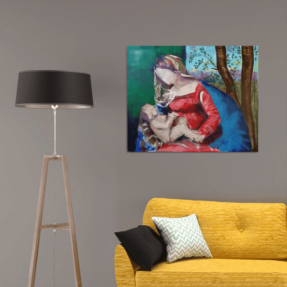 Madonna and child 5