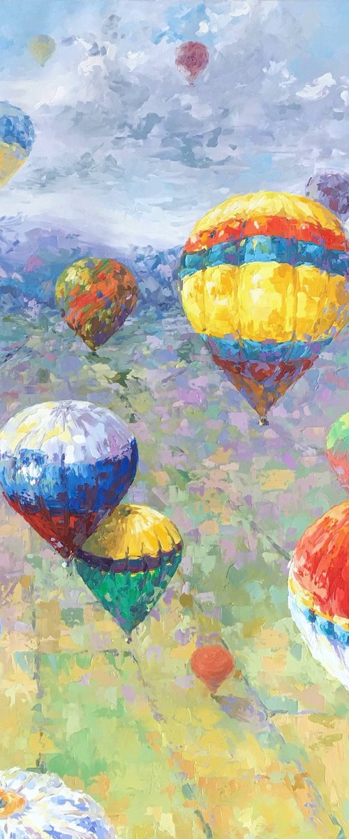"Hot air balloons" by OXYPOINT