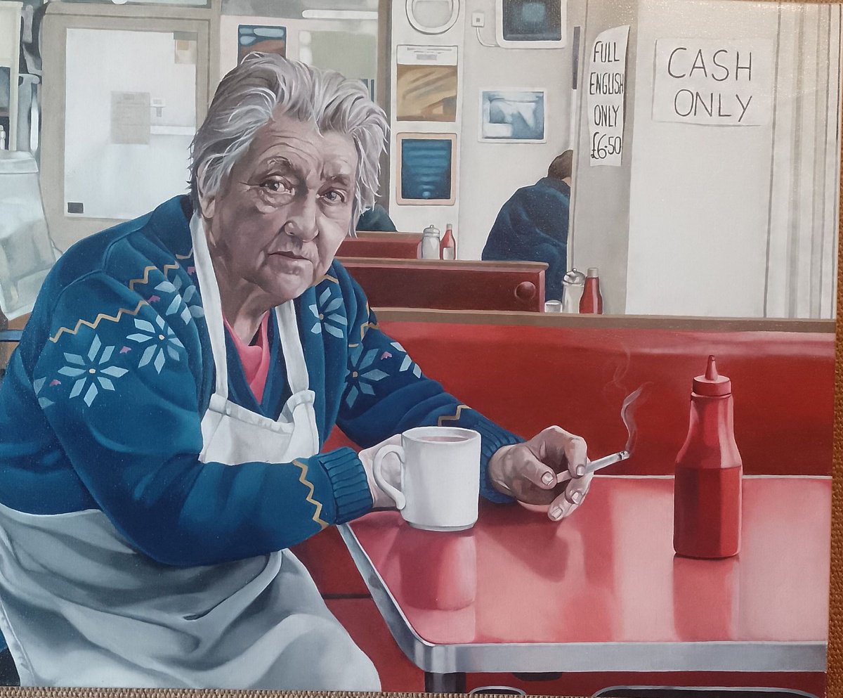 Photorealistic Oil Painting , Cash Only By Jo Beer, 30 X 24, Artwork For Sale On Artfinder