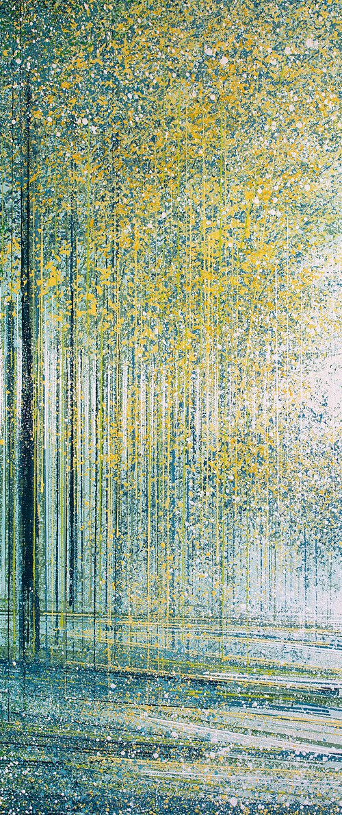 Spring Trees In Early Morning Light by Marc Todd