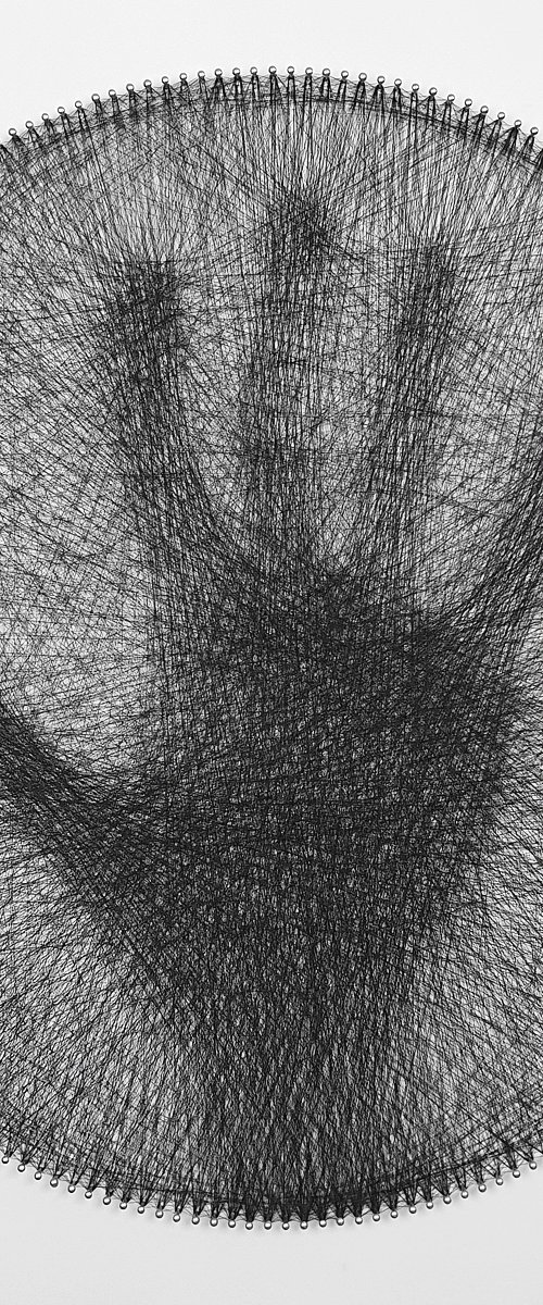 Implicit presence string artwork by Andrey Saharov