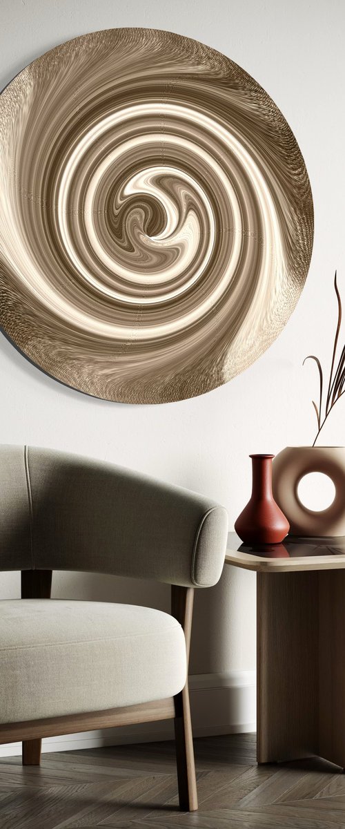 Sepia swirl by Sumit Mehndiratta
