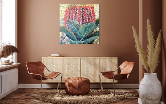 Outshine The Light - Scarlet Banksia and Wattle