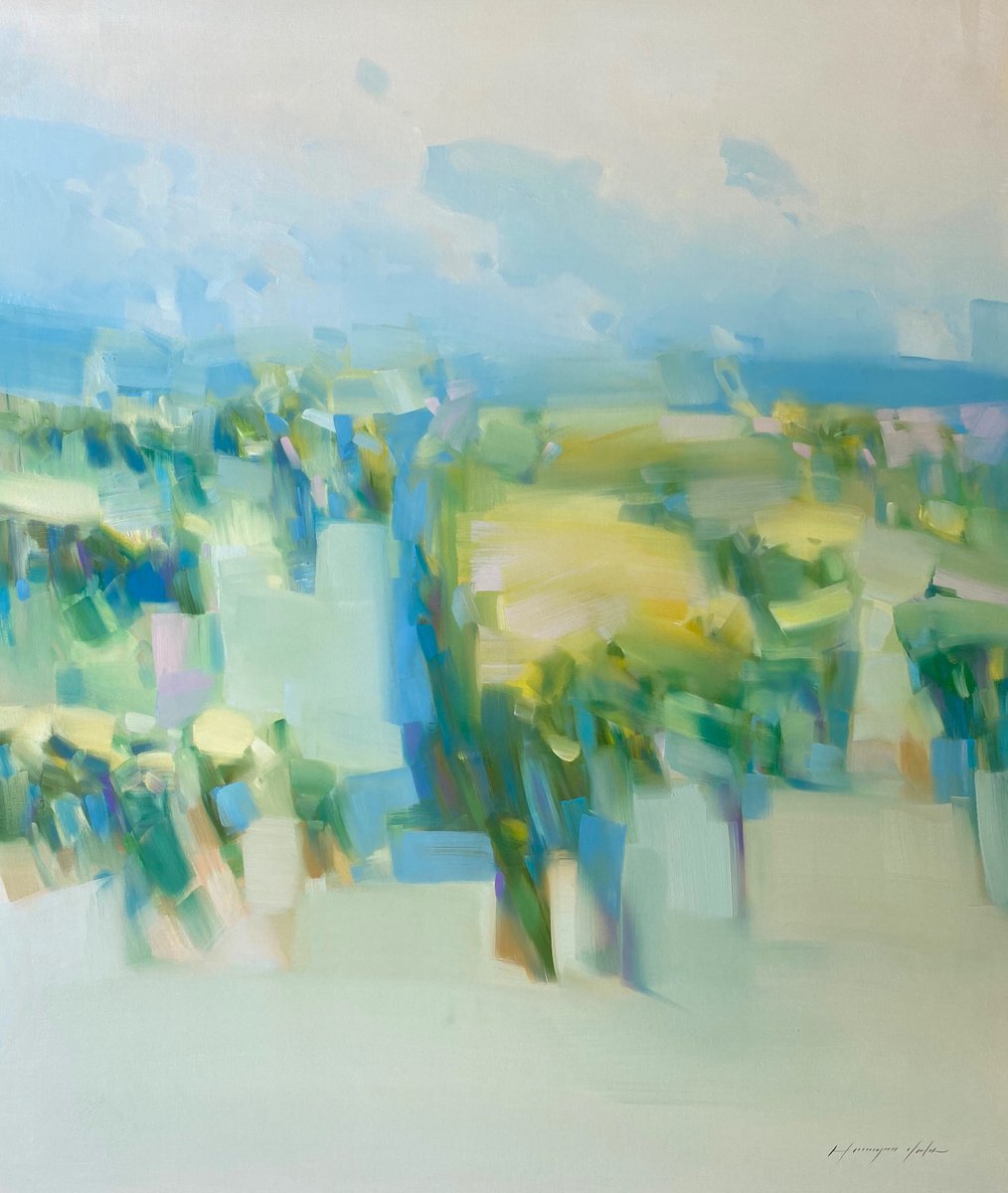 Flowers Valley By Vahe Yeremyan, 37 X 44, Artwork For Sale On Artfinder