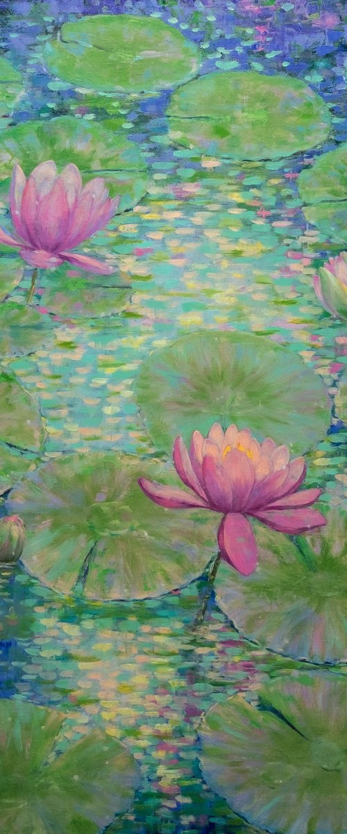 Garden of Light and Water Lilies. by Anastasia Woron
