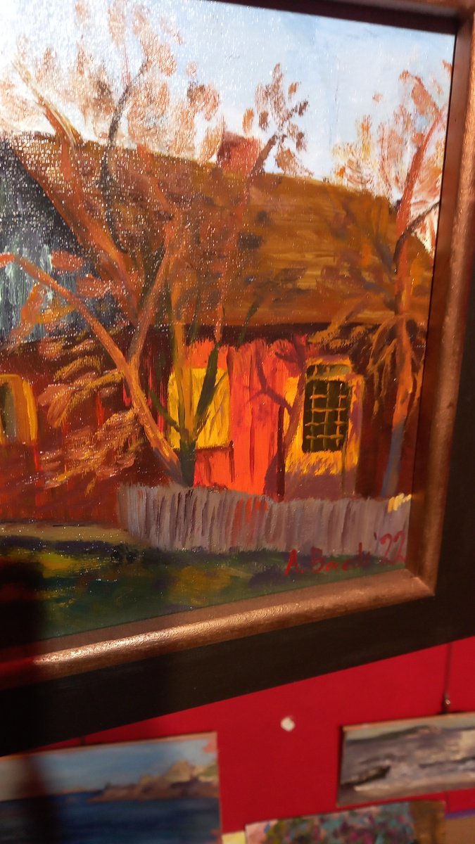 Red House By Andrea Bocedi, 12 X 8, Artwork For Sale On Artfinder
