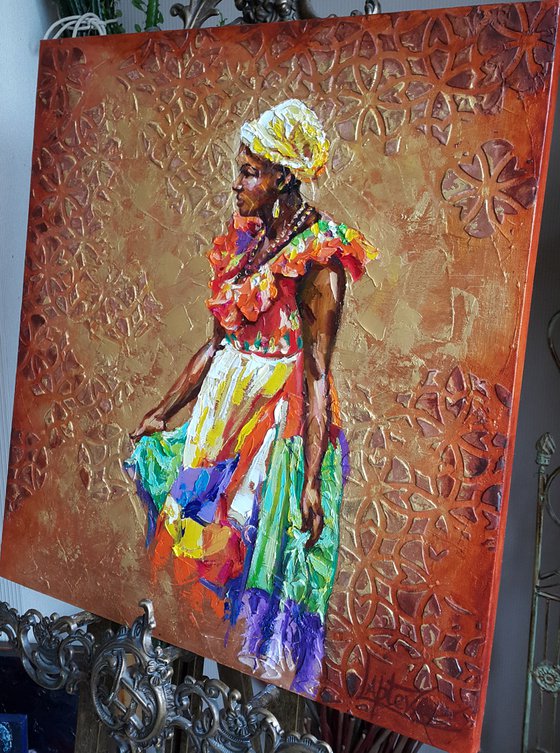 Portrait of african woman
