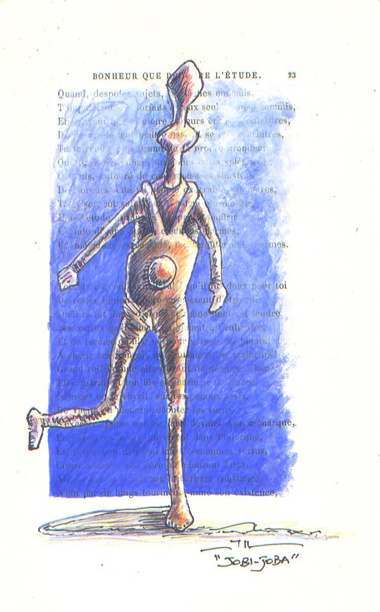 Jobi Joba (sketch of sculpture) by Jean-Luc Lacroix