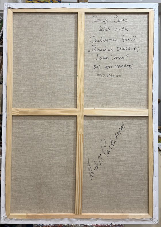 Paradise shore of Lake Como