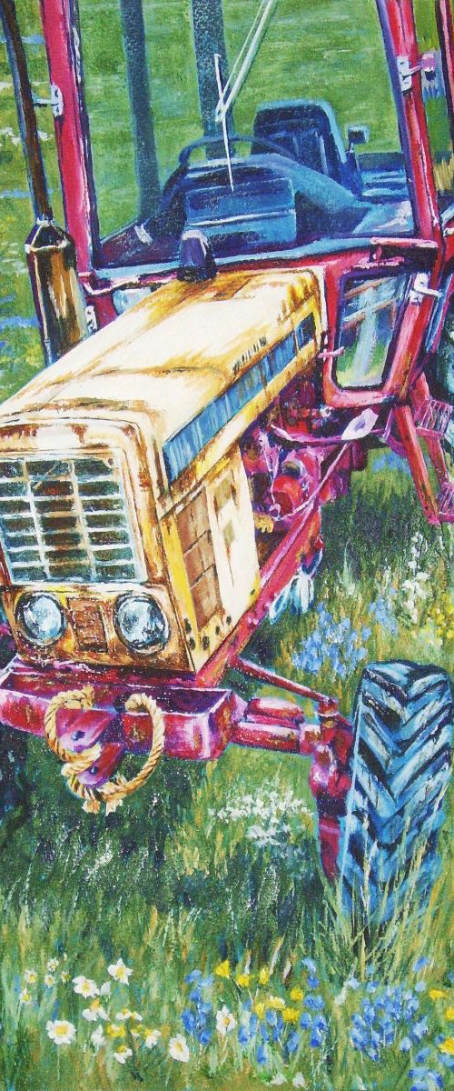 Old Tractor by Max Aitken