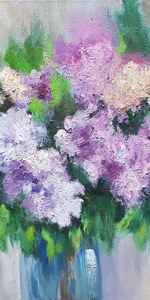 Lilac (flowers) by Svetlana Grishkovec-Kiisky