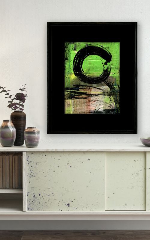 Enso No. mm13 - Zen Painting by Kathy Morton Stanion by Kathy Morton Stanion