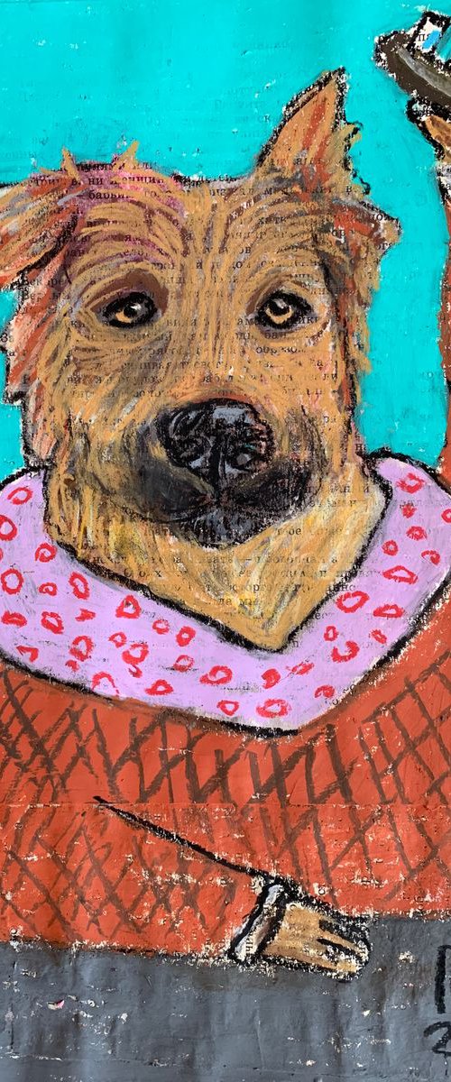 Drinking dog #44 by Pavel Kuragin