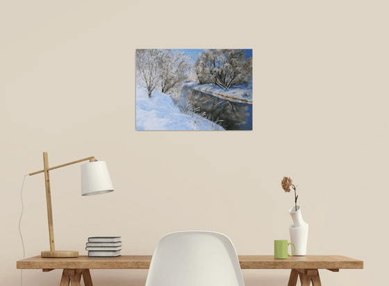 Winter Landscape Painting