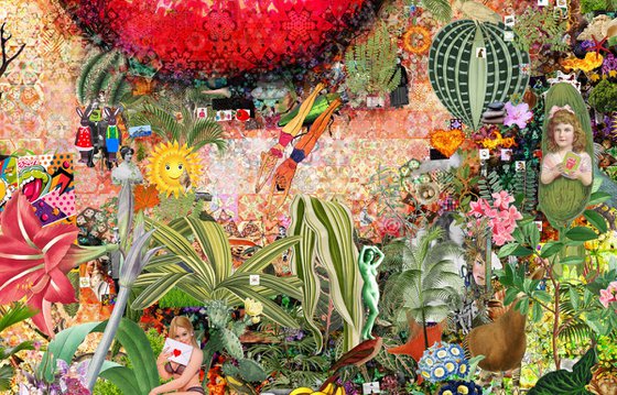 "The Enchantress" Collage