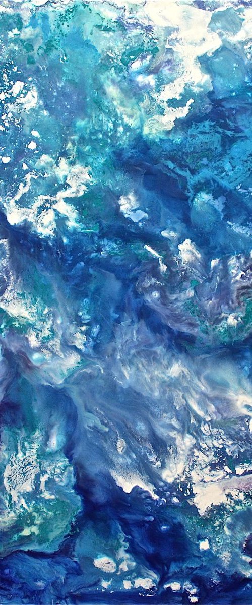 Blue on Blue by Gray Jacobik