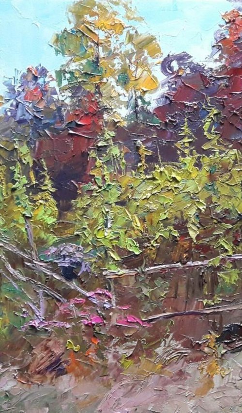 Autumn evening by Boris Serdyuk