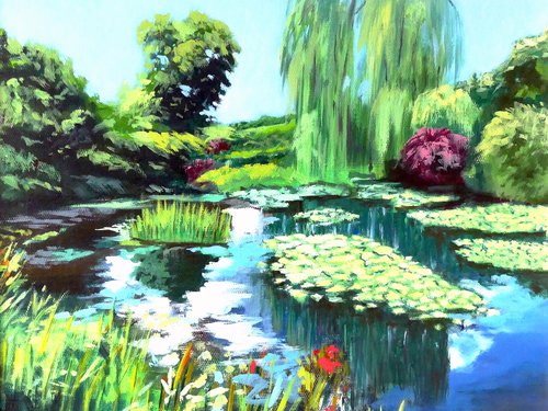 Monet's garden at Giverny (France) by Carlo Patetta Rotta