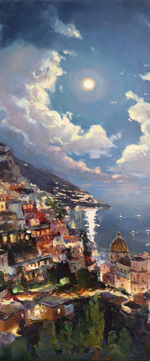 "Moonlit sky " by Evgeny Chernyakovsky