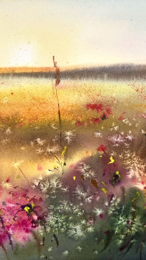 Sunset Bloom by Eugenia Gorbacheva