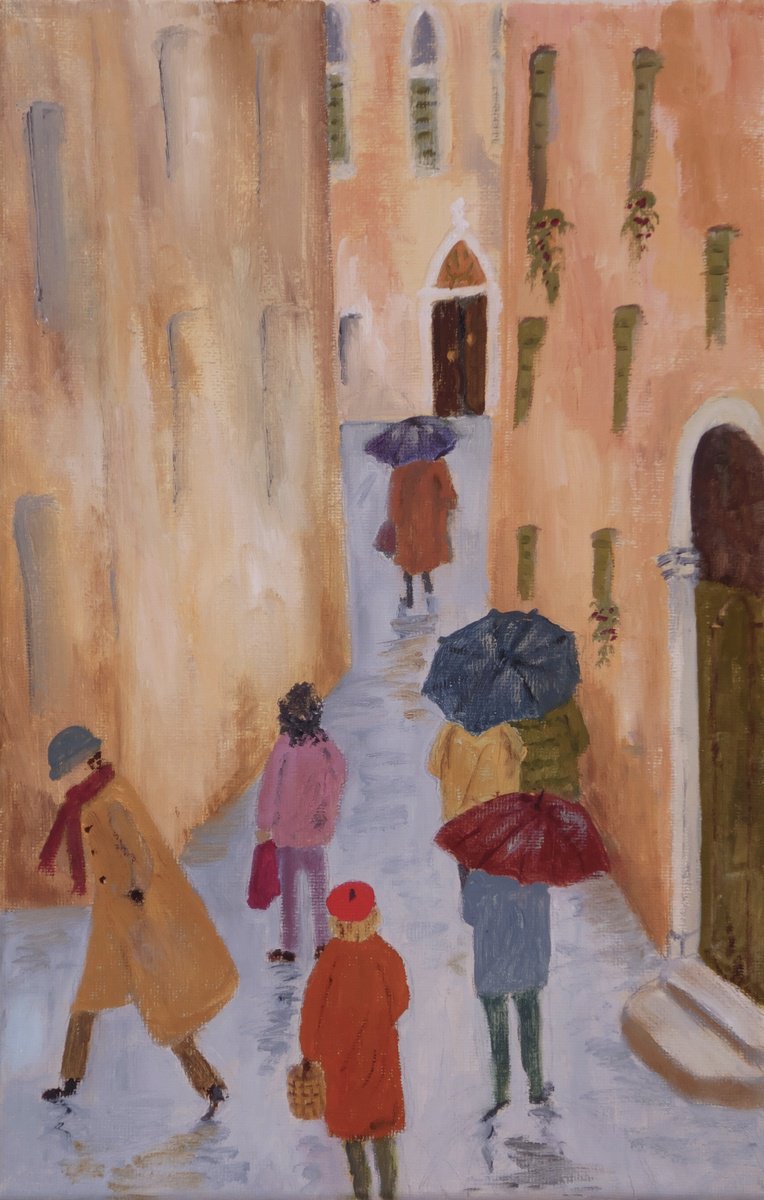 Venice in the Rain by Maddalena Pacini