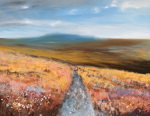 Walking On Dartmoor by Laure Bury