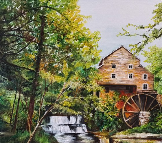 Landscape with mill