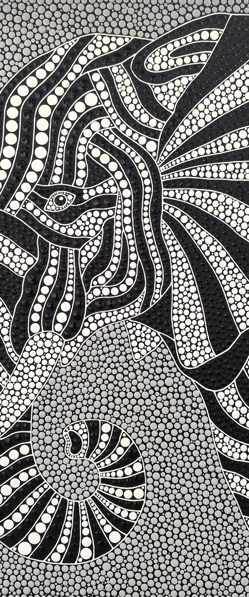 Hypnotic Circus Elephant by Oxana Lazari