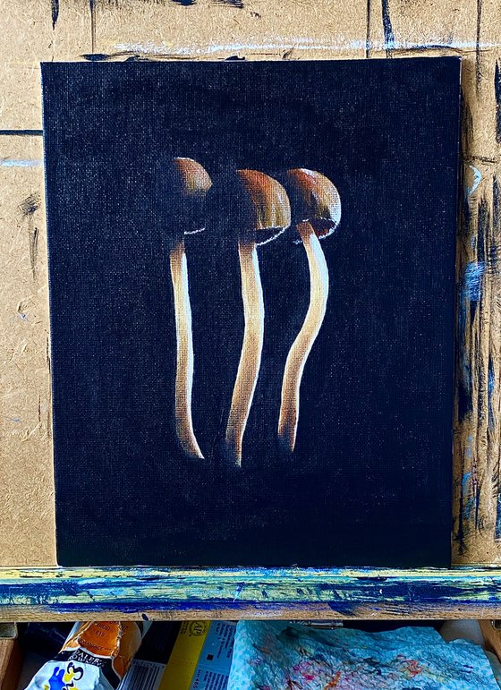 Three Mushrooms