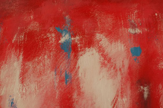 Abstract In Red Diptych