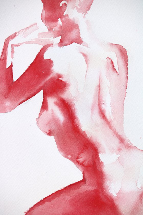 Red nude III