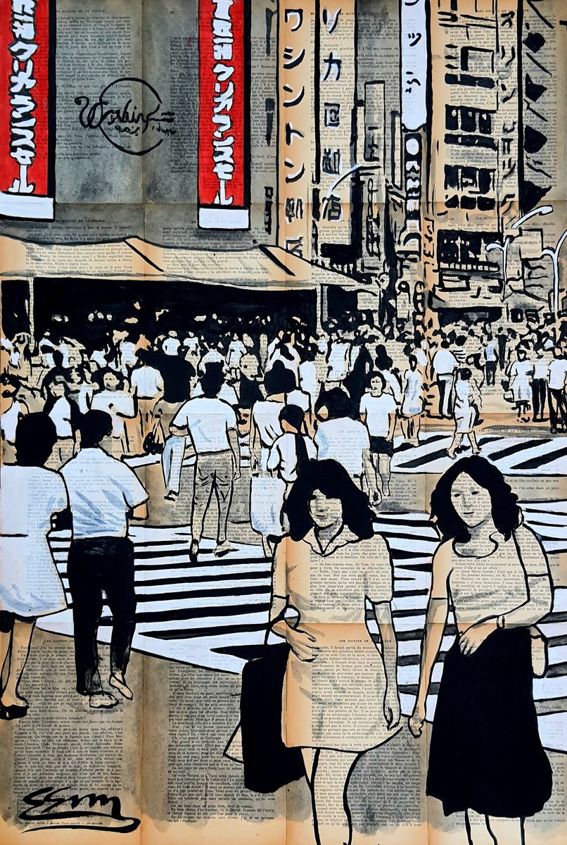 Still Life Watercolour By Jan Noah, 21 X 31, City - ? - ?Lights, Original Artwork