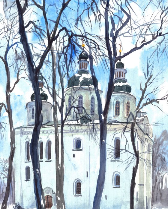 Church painting St. Cyril's Church