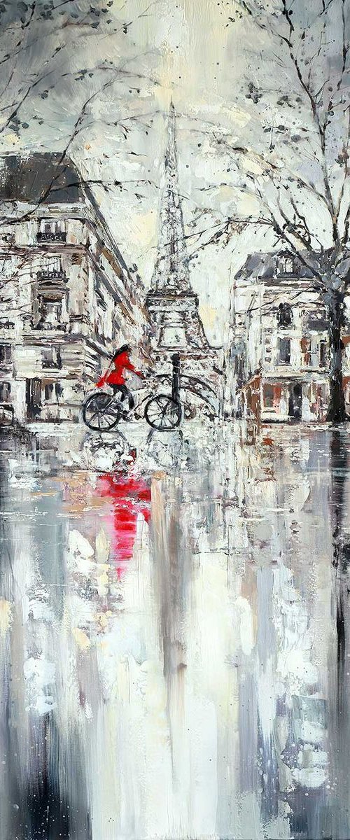 'Winter day in Paris' by Ewa Czarniecka