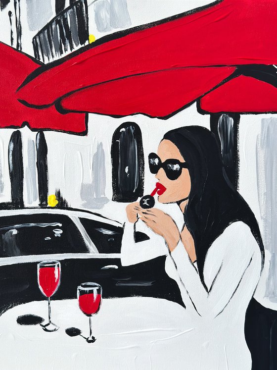 Lipstick Rouge Pause à Cannes