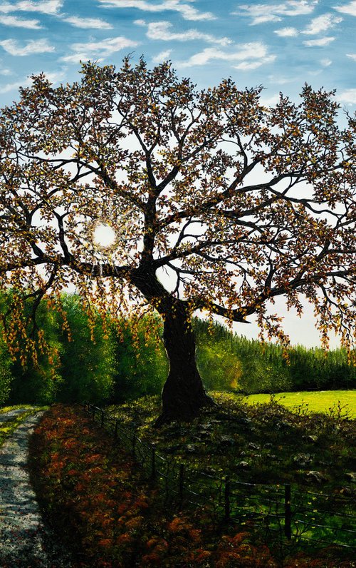 Tree Of Life  122cm x 182cm by Hazel Thomson