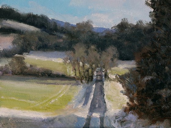 Chemin des Mazans (Giboulée d'Avril)