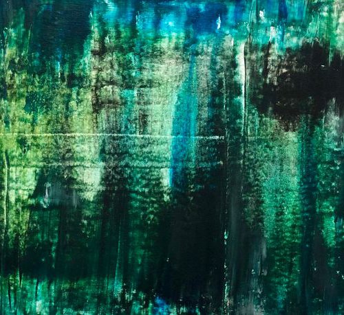 Deep Woods (16x40in) by Robert  Tillberg