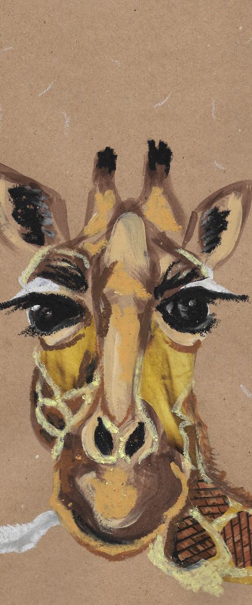 Smoking giraffe #2 by Pavel Kuragin
