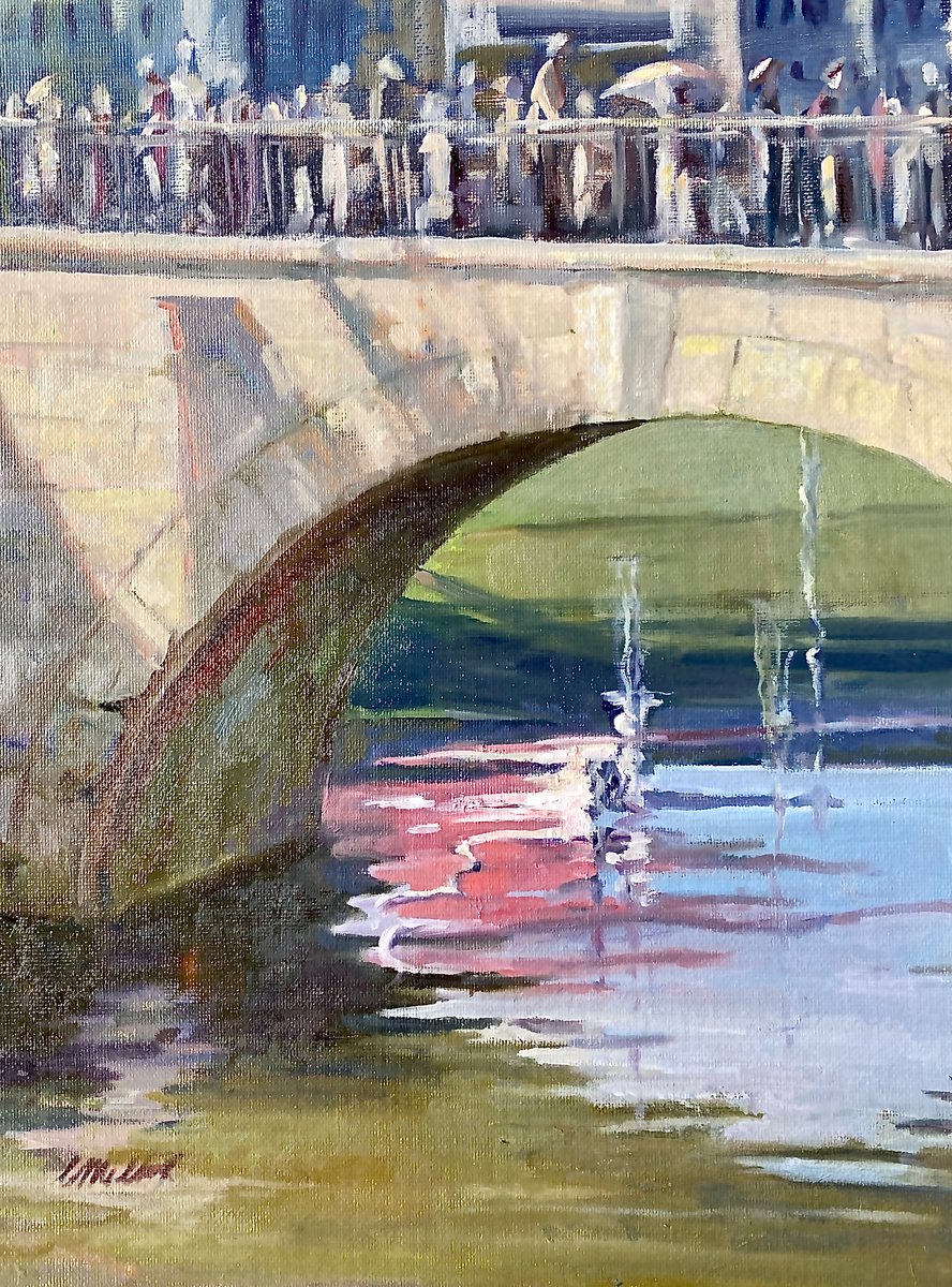 On the bridge by IRINA Kirienko-Milton