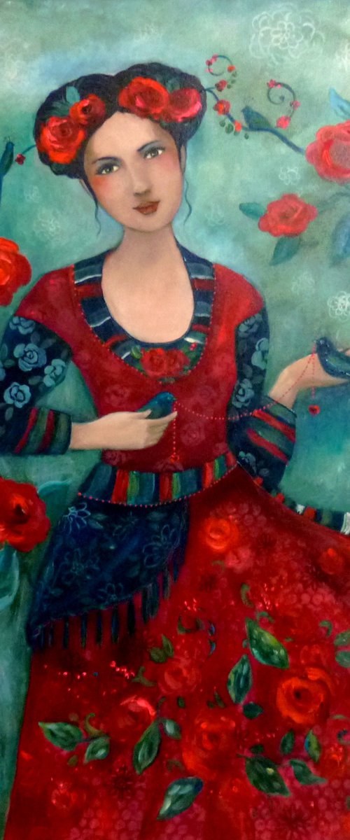 The small refuge 54 x 80 cm. by Loetitia Pillault