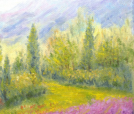 Lavender and poppies