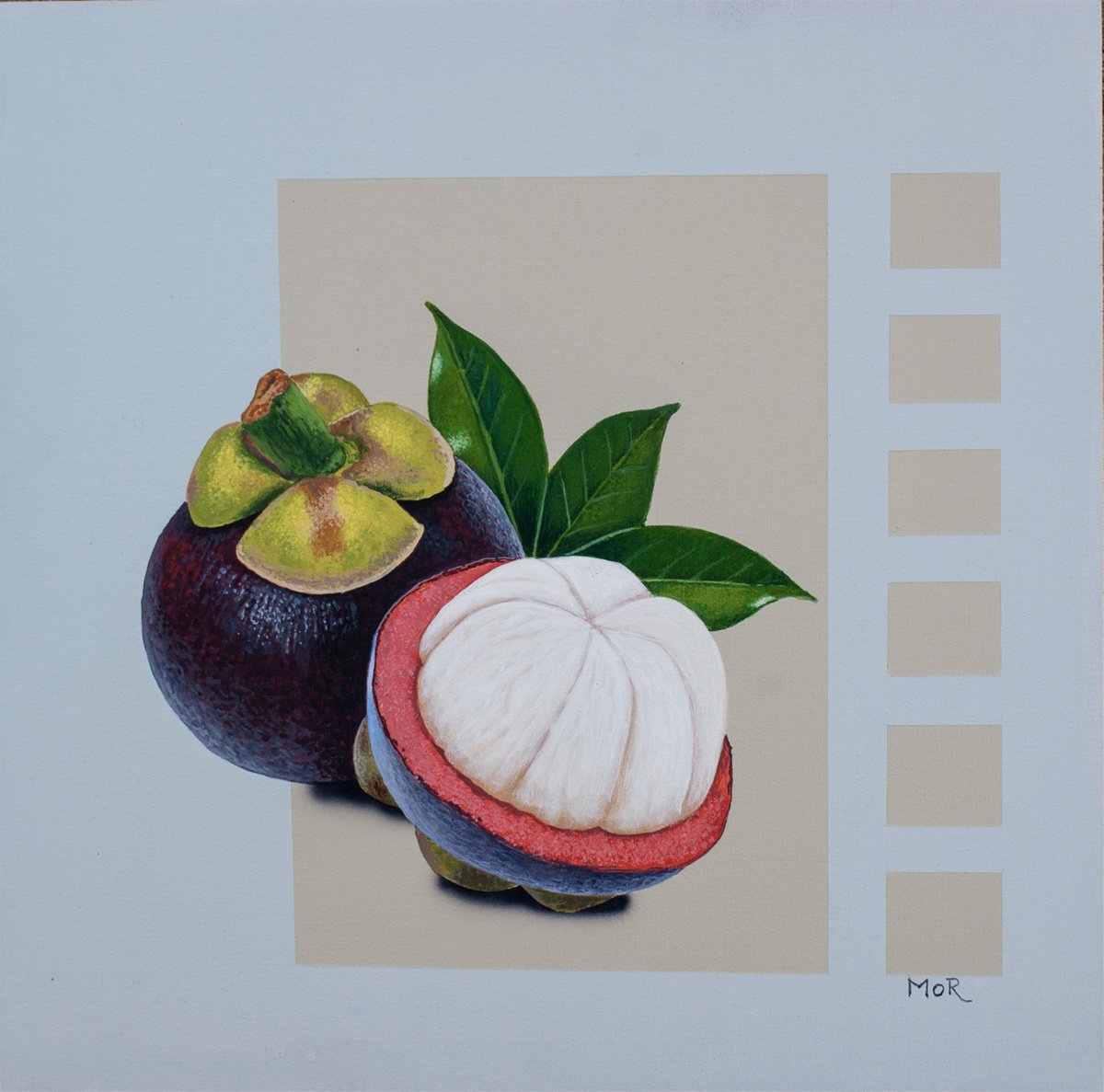 One and a Half Mangosteens by Dietrich Moravec