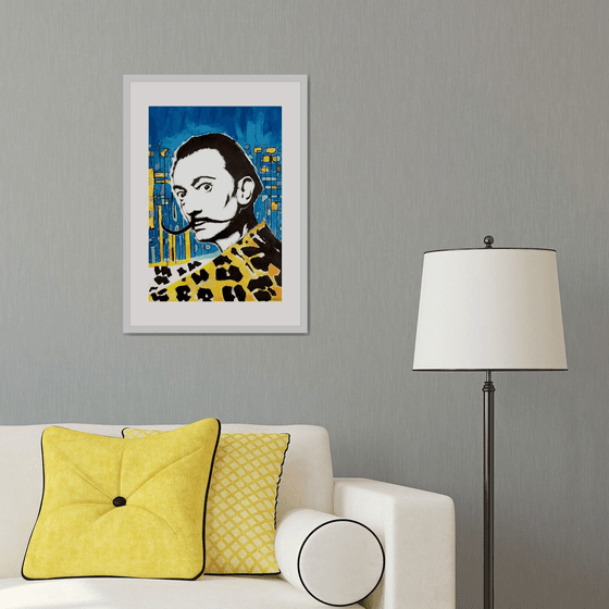 Dali in Yellow and Blue