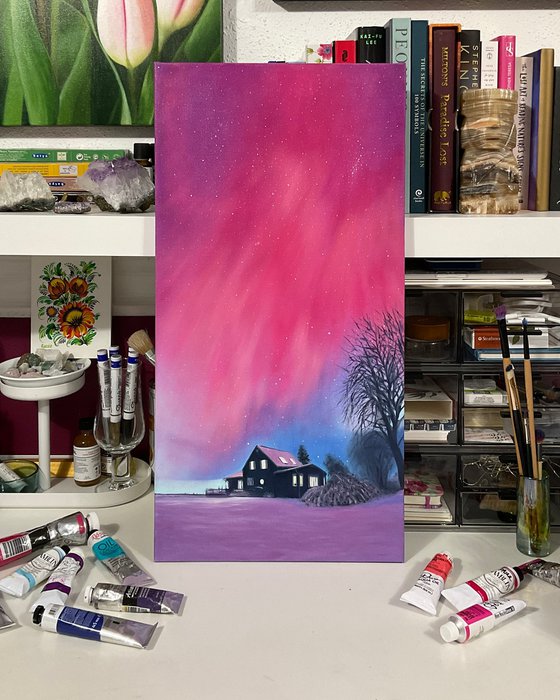 Aurora Borealis. Northern Lights