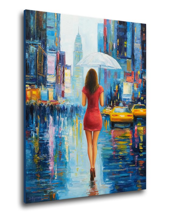 She Walks Through Manhattan