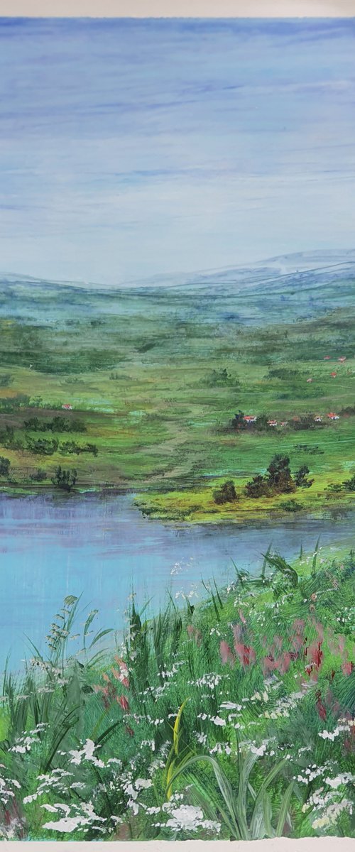 Landscape from my Imagination by Yulia Schuster